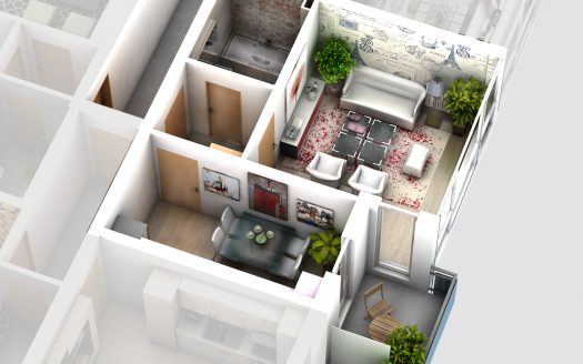 Garsoniera in Sibiu 33,2 mp + terasa 4,3 mp – Central – Piata Cluj
