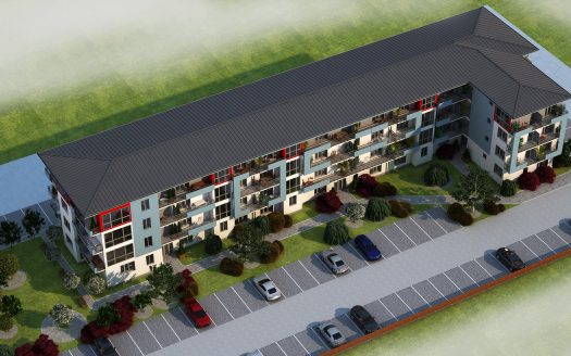 Garsoniera decomandata de lux 32,5 mp + terasa 5,9 mp – Central – Piata Cluj