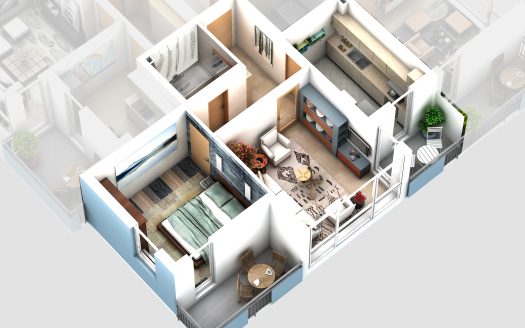 Apartamente de lux 47,4 mp + terase 8,2 mp – Central – Piata Cluj