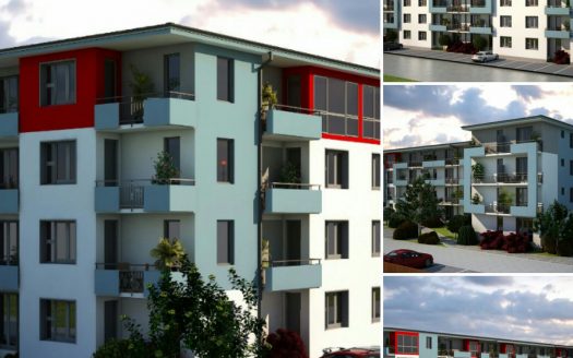 Apartamente de lux 47,4 mp + terase 8,2 mp – Central – Piata Cluj